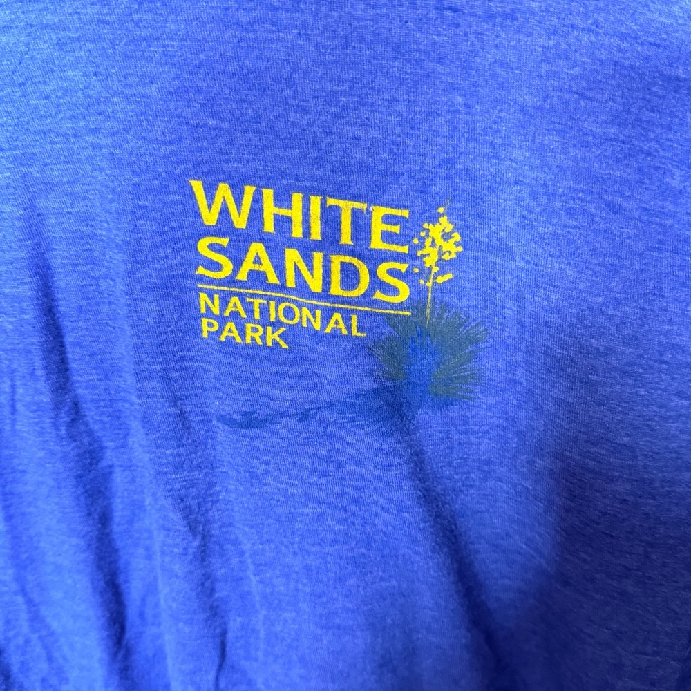 White sands national park blue tee L - Picture 3 of 5